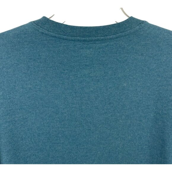 St Johns Bay Blue Long Sleeve Pullover T-Shirt Men’s Size Large - Picture 5 of 6